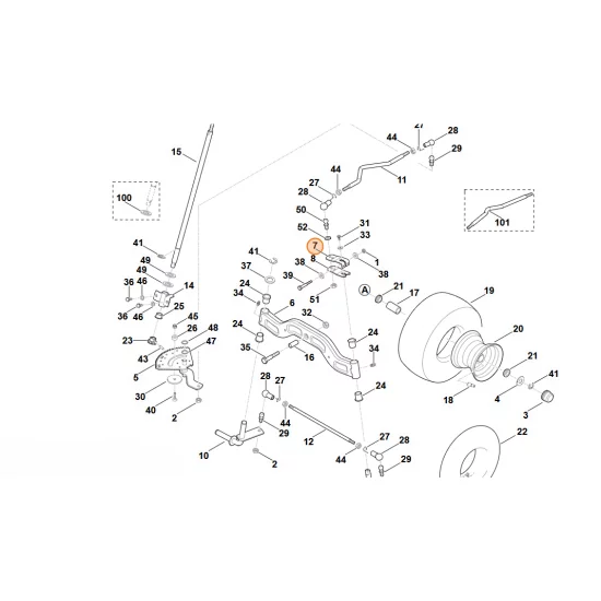STIHL  Dźwignia 6170 703 6711